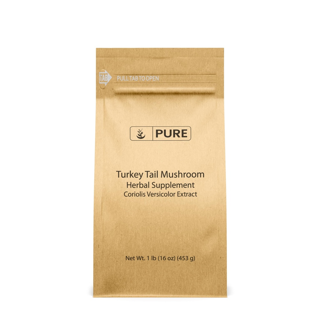 ΑΡΩΜΑΤΙΚΑ ΣΥΣΤΑΤΙΚΑ Turkey Tail Mushroom Powder (1lb) Trametes Versicolor, Coriolus Versicolor, Μη ΓΤΟ