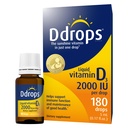 Drops Ενήλικες 2000IU 180 σταγόνες - Συμπλήρωμα υγρής βιταμίνης D3, Υποστήριξη ισχυρών οστών & ανοσοποιητικό σύστημα