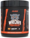 Τεράστια Συμπληρώματα Wrecked Pre-Workout, Advanced Formula, Boosts Energy, Focus, Αντλίες & Απόδοση, 10g L-Citrulline, 6.4g Beta Alanine, 5g Tyrosine, 1g Alpha GPC, 375mg Fast-Active Caffeine & More