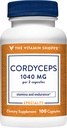 Το συμπλήρωμα μανιταριών Vitamin Shoppe Cordyceps 1.040MG, υποστηρίζει την Stamina και την αντοχή (100 κάψουλες)