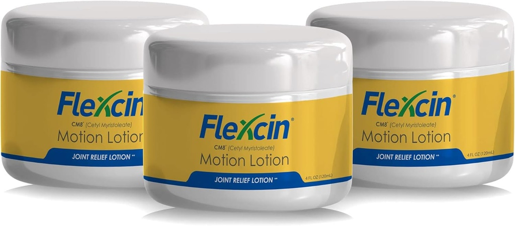 Flexcin με CM8 Motion Lotion 4 oz Jar - 3 Pack (4 oz Jars)