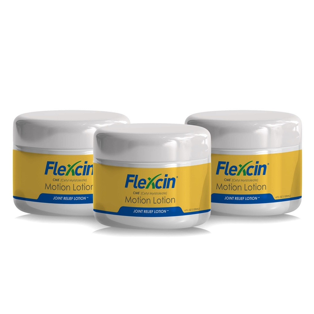 Flexcin με CM8 Motion Lotion 4 oz Jar - 3 Pack (4 oz Jars)