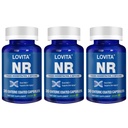 Lovita NR (Nicotinamide Riboside) 350 mg, συμπλήρωμα NAD με Trans-Reεσβερατρόλη και βηταΐνη, Προώθηση επιπέδων NAD Plus, Υγιεινή γήρανση, 30 Vegan Enteric-Coated Κάψουλες (πακέτο των 3)