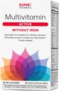 GNC Women's Multivitamin Active Without Iron, Supports an Active Lifestyle, 30+ Nutrient Formula, Promotes Bone & Joint Health, Helps Energy Production, 180 Caplets