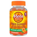 Metamucil Fiber Gummies για ενήλικες, Χωρίς ζάχαρη Προστέθηκε Πορτοκαλί Γεύση, 5g Plant Based Prebiotic Fiber Supplement Blend, 72 Count