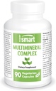 SuperSmart - Multimineral Complex Supplement (Full Spectrum) - with Magnesium, Zinc, Boron, Calcium, Chromium, Selenium, Iodine, Potassium | Non-GMO & Gluten Free - 90 Vegetarian Capsules