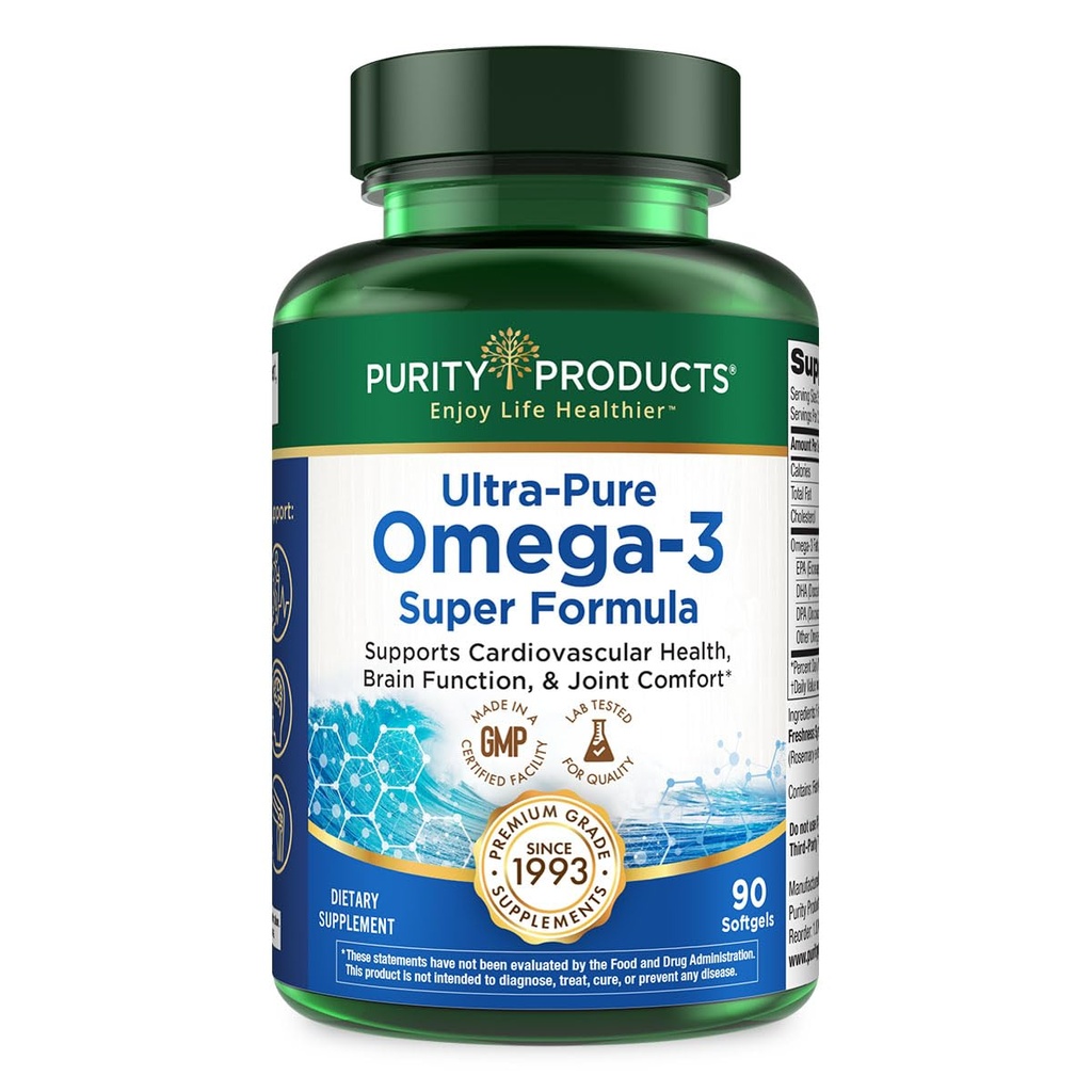 Προϊόντα καθαρότητας - Ultra Pure Omega 3 Super Formula 90 Softgels