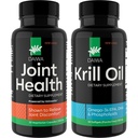 Daiwa Joint and Krill Oil Supplement Pack - Omega 3 Krill Oil Κάψουλες με Herbal Blend, 2-σε-1 Formula
