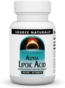 Source Naturals Το Alpha Lipoic Acid υποστηρίζει τον υγιή μεταβολισμό της ζάχαρης, τη λειτουργία του ήπατος και την παραγωγή ενέργειας* - 100 mg - 60 δισκία