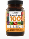SuperFood 100 του Dr. Schulze - Everyday Superfood Supplement to Support Γενική Ευεξία - Πολυβιταμίνη Υποστήριξη για Κυτταρική Διατροφή & Ενέργεια - Καθαρά Συστατικά - Χωρίς γλουτένη & Γαλακτοκομικά - 90 Count