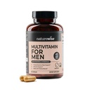 NatureWise Multivitamin for Men - Καθημερινή Ανδρική Υποστήριξη - Ορυκτά & Βότανα για την Ενέργεια, την Απόδοση, την Ανοσία - με Βιταμίνη Α, C, D, B-Complex - Χωρίς σόγια & Γλουτένη, Μη ΓΤΟ - 90 Κάψουλες[45-Day Supply]