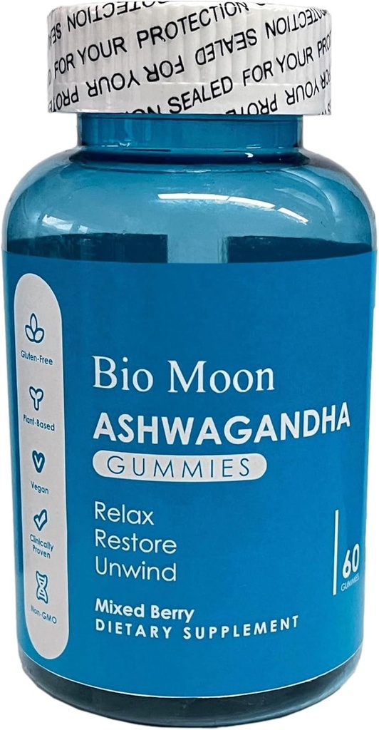 Ashwagandha Gummies & Βιταμίνη D3 Gummies Βιολογικό συμπλήρωμα Ashwagandha για τη βελτίωση του ύπνου, το στρες ανακούφιση και τη διάθεση ηρεμία για άνδρες & γυναίκες 60 Count (μη-GMO, Gelatin Free & Gluten Free)