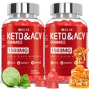 Keto ACV Gummies for Weight Loss - 1500mg Keto ACV Gummies Advanced Weight Loss - with Ρόδι Beetroot & Βιταμίνη B12 B6 - GMO Free & Made in USA - 120 Count (2 Pack)