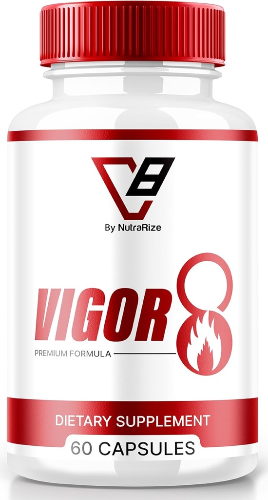 NutraRize Vigor 8 για τους άνδρες, Vigor 8 χάπια αρσενικό Enhanceing Formula, Vigor οκτώ συμπλήρωμα κάψουλες ενίσχυση δοκιμής, Vigor8 Stamina Booster Κριτικές Horny Goat Weed Tongkat Ali (60 κάψουλες)