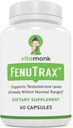 VitaMonk FenuTraxTM Fenugreek Extract Ισχυρό 50% Εκχύλισμα σπόρων μοσχοσίταρου Τυποποιημένο για το Fenuside - High Furostanol Glycoside και Sapoin Content When Compare to Testofen - 60 Κάψουλες