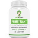 VitaMonk FenuTraxTM Fenugreek Extract Ισχυρό 50% Εκχύλισμα σπόρων μοσχοσίταρου Τυποποιημένο για το Fenuside - High Furostanol Glycoside και Sapoin Content When Compare to Testofen - 60 Κάψουλες