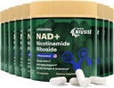 Συμπλήρωμα NAD, NAD Νικοτιναμίδη Ριβοζίδιο 900 Mg για άνδρες και γυναίκες, Λιποσωμική NAD+ Συμπλήρωμα με Nicotinamide Riboside, Resveratrol & Quercetin, Ενέργεια, Boost NAD+, 900 κάψουλες