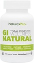 Natures Plus GI Natural Total Digestive Wellness - 90 Διπλωμένα Δισκία, Συσκευασία των 2 - με L-Γλουταμίνη, Προβιοτικά, Πρεβιοτικά & Ένζυμα - Χωρίς Γλουτένη - 60 Σύνολο Μερίδες