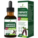 Lympphatic Drainage Herb Poke Root Drops για Lymph System Support, 8-in-1 Βελτιστοποιημένη φυτική φόρμουλα συμπλήρωμα Βάμμα για το σώμα Detox & Immune Support w/Cleavers Echinacea Extract.