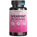 VINATURA Spearmint Leaf Capsules Supplement - Enhanced with DIM & Saw Palmetto, for Unwanted Hair, Women' Health & Skin *USA Made & Tested* - 1380mg/serving, 60 κάψουλες (30 services)