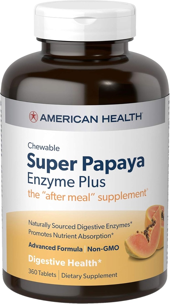 American Health Products Super Papaya Enzyme Plus 360 δισκία