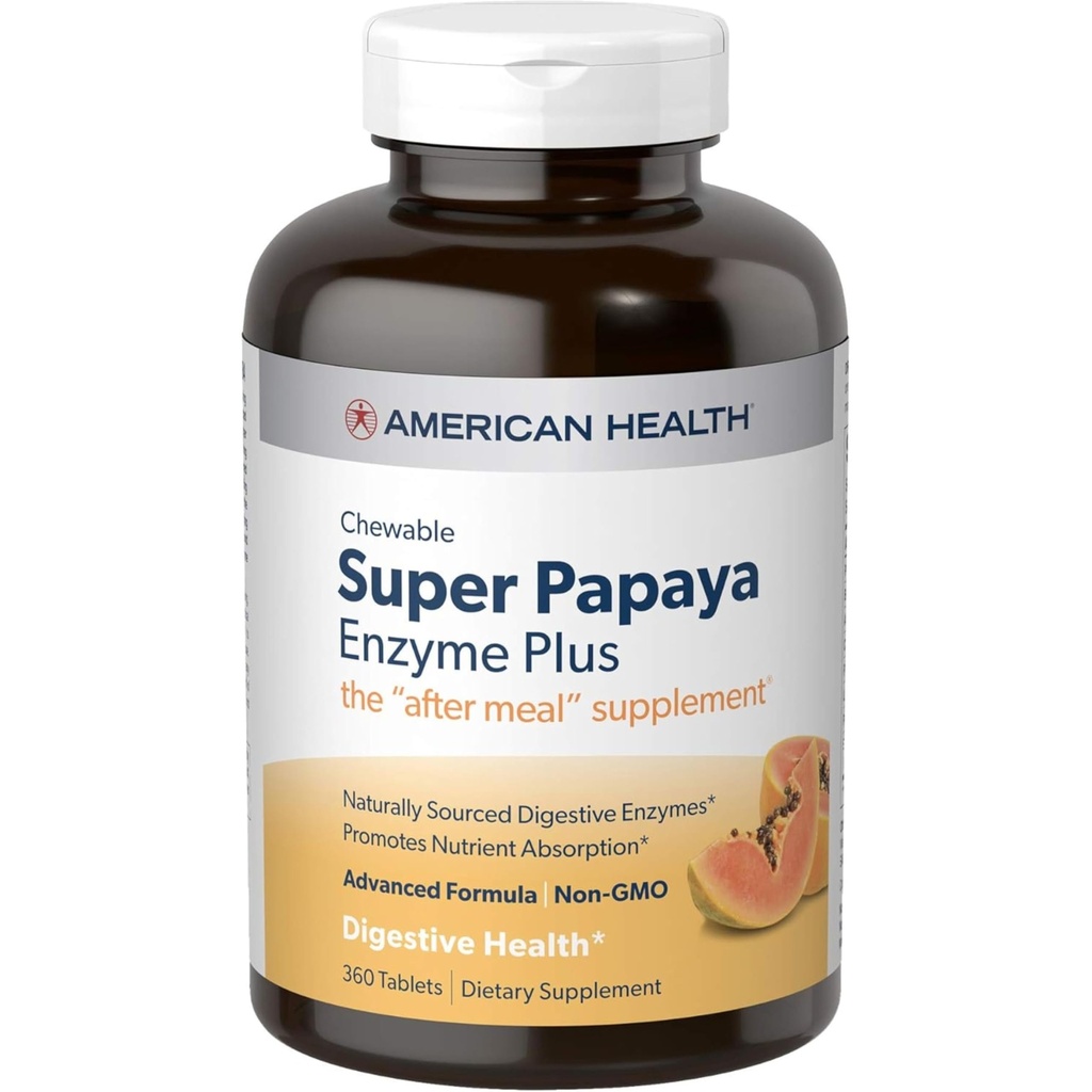 American Health Products Super Papaya Enzyme Plus 360 δισκία