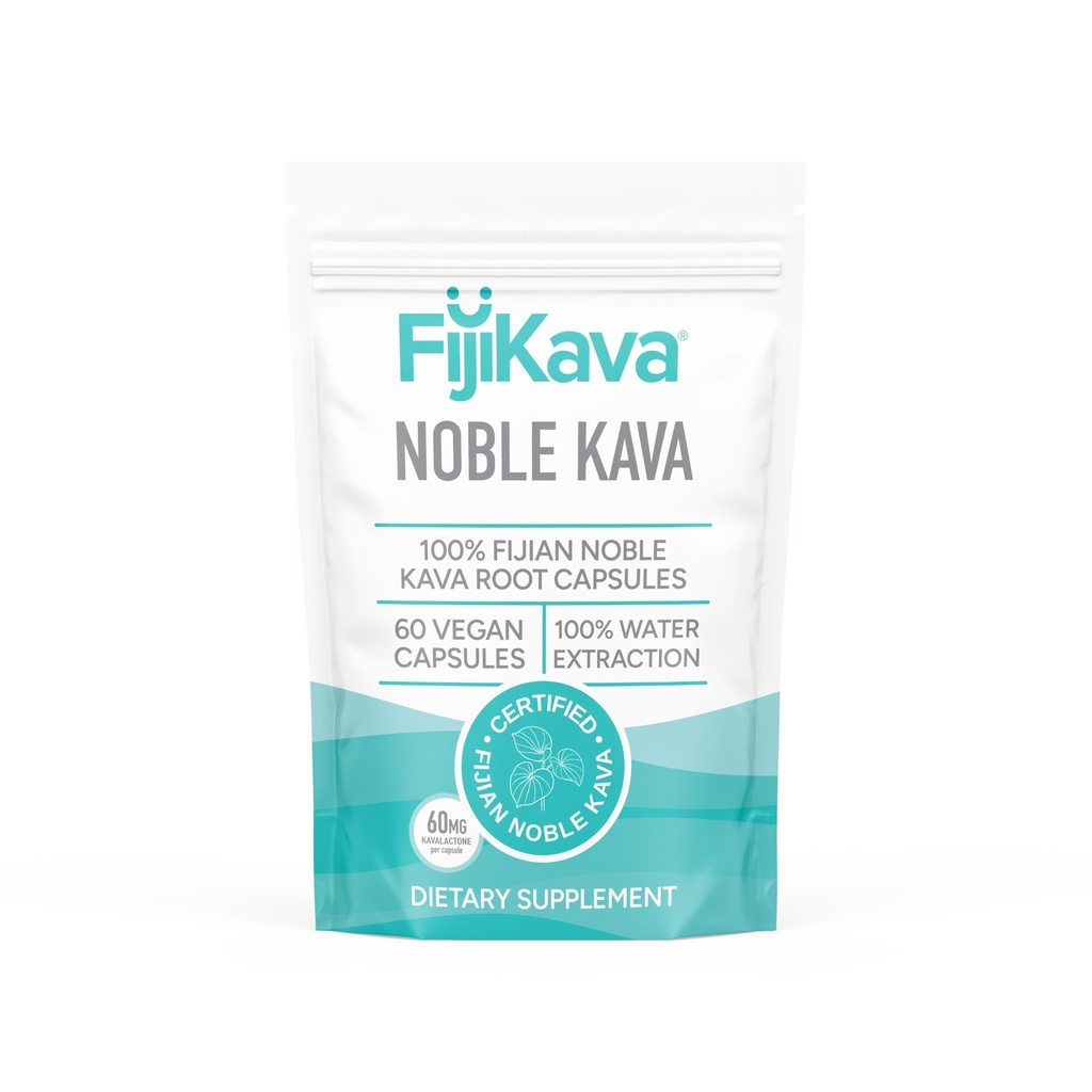 Κάψουλες Κάβα Κάβα Κάβα, 600mg Kavalactones Per Serving, Natural Relaxation & Sleep Support Supplement, Vegan & Non-GMO, 60-Count, Premium εκχύλισμα Piper Methysticum για ανακούφιση ηρεμίας & άγχους