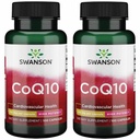 Swanson CoQ10 - Βοηθά στην προώθηση της υγείας της καρδιάς, την υποστήριξη της ενέργειας, & Βοηθήματα Γενική Καρδιαγγειακό Σύστημα Υγεία - Βοηθά στη διατήρηση του συμπολυμερούς Q10 συμπλήρωμα - (100 κάψουλες, 120mg το καθένα) (2 Pack)
