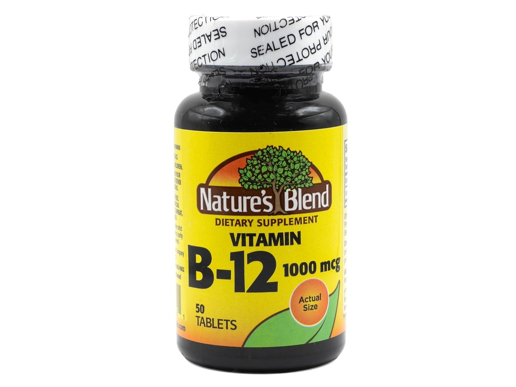 Βιταμίνη B12, 1000 mcg, 50 Tabs