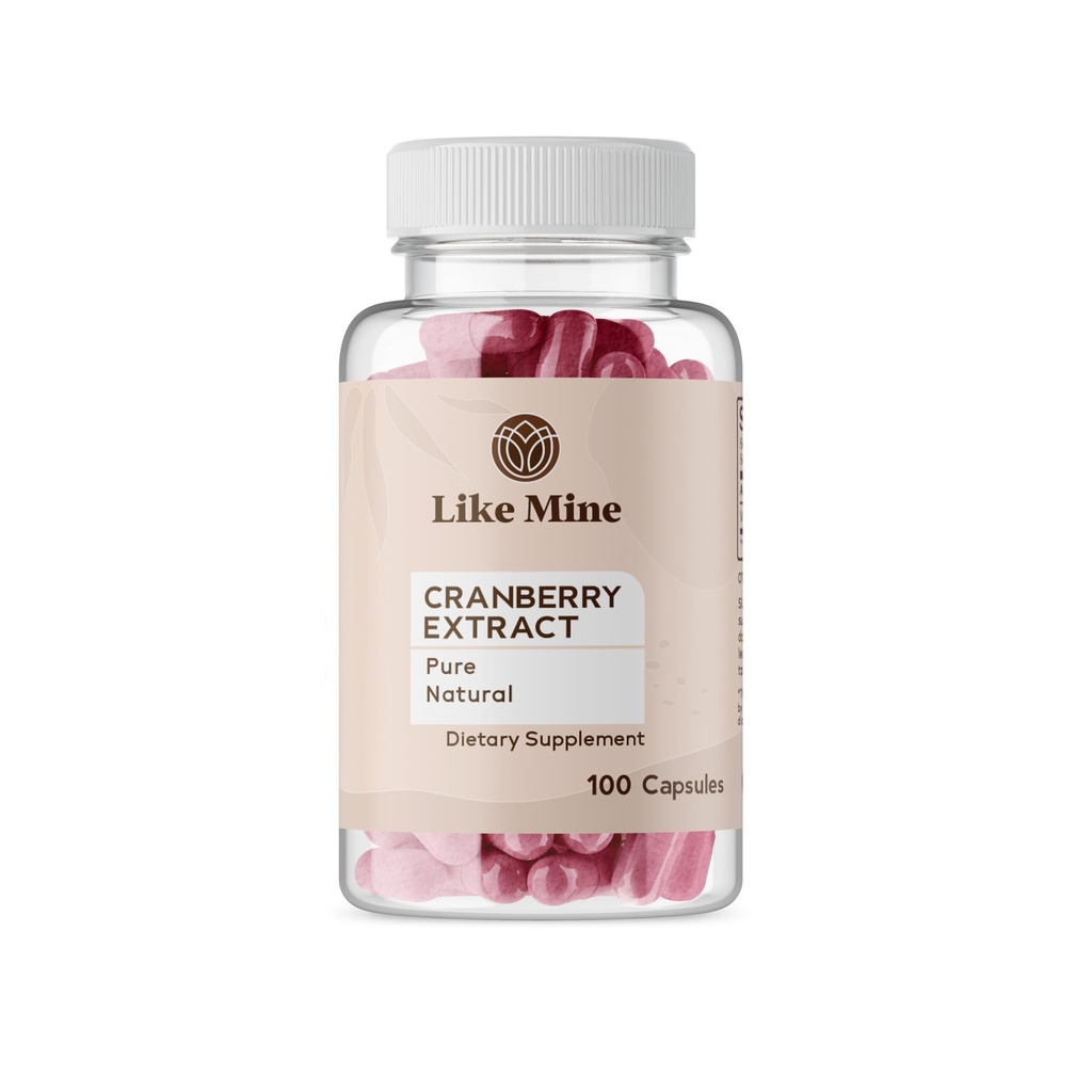 Όπως το Mine Cranberry Extract (100 Κάψουλες) Καθαρό, Χωρίς Πρόσθετα, Ένα Συστατικό (100 Μέτρα)