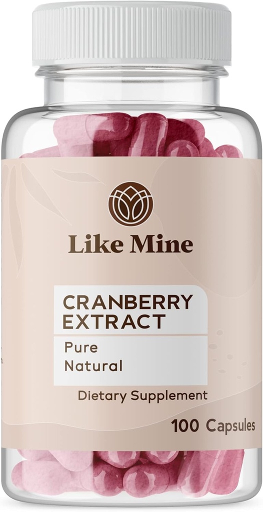 Όπως το Mine Cranberry Extract (100 Κάψουλες) Καθαρό, Χωρίς Πρόσθετα, Ένα Συστατικό (100 Μέτρα)