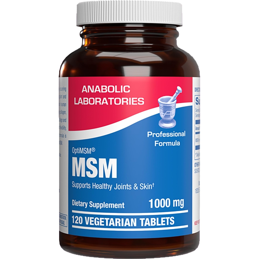 Methylsulfonylmethane MSM Supplement 1000mg - High Strength Soft Tissue & Joint Support Supplement with MSM from OptiMSM - Χορτοφαγική Μη ΓΤΟ & Κατασκευάζεται στις ΗΠΑ σε εγκαταστάσεις cGMP - 60 Υπηρεσίες
