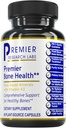Premier Research Labs Premier Bone Health - Βιταμίνες για την υγεία των οστών, συμπλήρωμα αντοχής των οστών για γυναίκες και άνδρες, συμπλήρωμα ασβεστίου με βιταμίνη K2, υγιή υποστήριξη των οστών - 90 κάψουλες