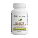 BiOptimizers Probiotic Breakthrough – Lactobacillus Plantarum OM Probiotics & Prebiotics Health Supplement for Gut, Digestive & Immune Support Probiotics for Women Men Ηλικιωμένοι– 120 Vegan Κάψουλες