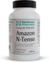 Rainforest Pharmacy N-Tense Soursop Graviola Capsules 500mg | Wildcrafted Graviola Plus 7   Rainforest Herbs to Supports Normal Cellular Health| 120 Vegetarian Capsules