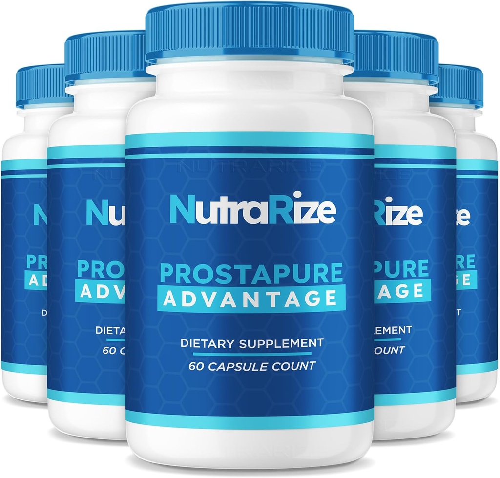 (5 Pack) Prostapure Κάψουλες, Prostapure Advantage Prostate Supplement, Επίσημη All-Natural Advanced Formula, Χάπια μέγιστης αντοχής για την υποστήριξη της συνολικής υγείας, Prosta Pure Κριτικές (300 κάψουλες)