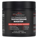 MEN'S PeakPerformance - Testosterone Booster συμπλήρωμα για τους άνδρες - Boost Stamina, μυϊκή ανάπτυξη, ενέργεια, δύναμη, αντοχή & κίνηση - Ashwagandha, Tribulus, L-αργινίνη, Tongkat Ali- 90 κάψουλες