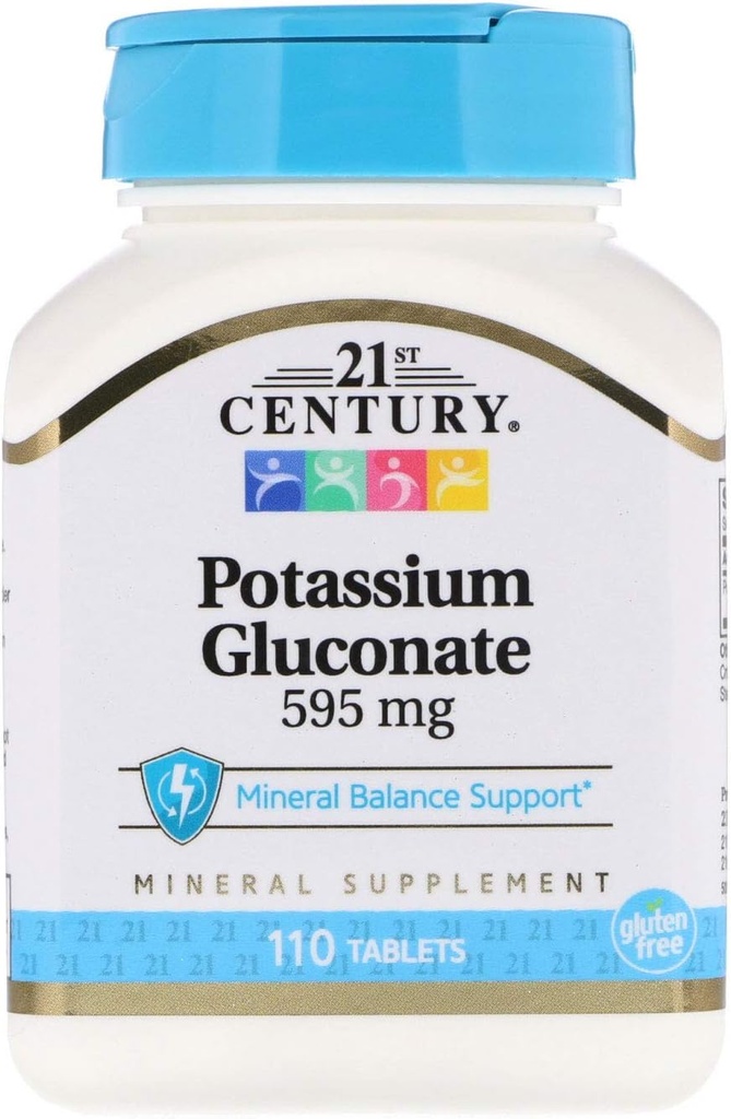 21ος αιώνας Κάλιο 99Mg Δισκία 100+10 Αριθμός (2 συσκευασία)