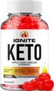 Ignite Keto ACV Gummies - Advanced Formula Ignite Keto Plus ACV Gummies Apple Cider Vinegar Ignite ACV Συμπλήρωμα διατροφής Άνδρες (60 Gummies)