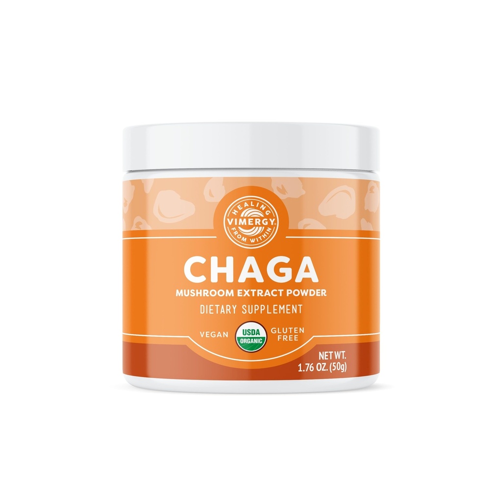 Vimergy Τσάγκα σκόνη – Superfood Κυτταρική υποστήριξη * – Οφέλη Καρδιαγγειακή Υγεία * – USDA Πιστοποιημένο Βιολογικό, Vegan, Gluten-free – 33 Υπηρεσίες