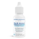 Biotics Research Bio K Mulsion Liquid Vitamin K Drops - 500 mcg/S - Βιταμίνη K1 φυτοναδιόνη για ενήλικες - συμπλήρωμα VIT K - Ισχυρά οστά, υγεία της καρδιάς, υποστήριξη πήξεως αίματος, 1 fl oz