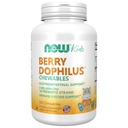 NOW Foods Supplements, BerryDophilusTM με 2 δισεκατομμύρια, 10 Probiotic Strains, Xylitol Sweeted, Strain Επαληθευμένο, 120 Μασώμενα, η συσκευασία μπορεί να διαφέρει