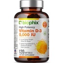 Βιταμίνη D3 5000 IU Softgels 120 Count (125mcg) - Βιταμίνη D-3 Υψηλής ισχύος σε Εξαιρετικό Παρθένο Ελαιόλαδο Μη-ΓΤΟ Χωρίς σόγια για άνδρες και γυναίκες - Vit 3D συμπλήρωμα Υποστηρίζει Ισχυρά οστά & ανοσοποιητική υγεία