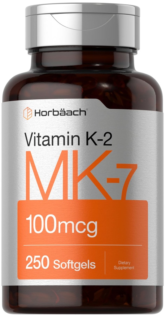 Horbäach Βιταμίνη K2 MK7 100mcg 