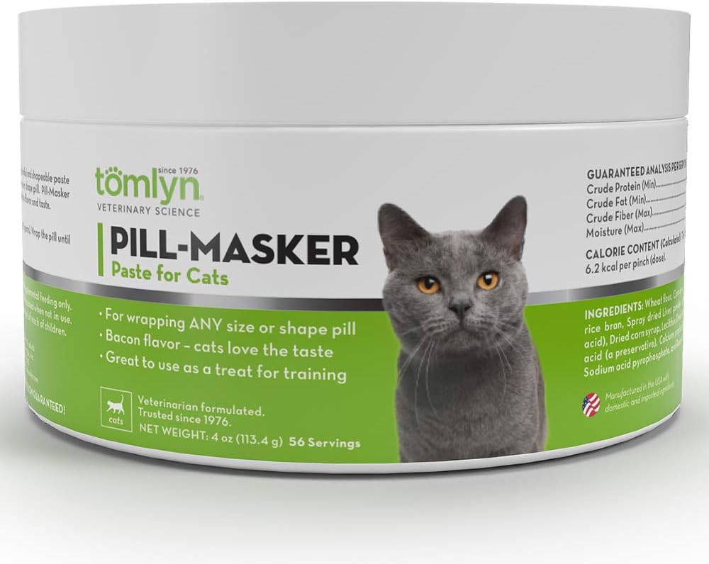 Tomlyn Pill-Masker Bacon-Flavored Paste for Cats, 4 ουγκιά