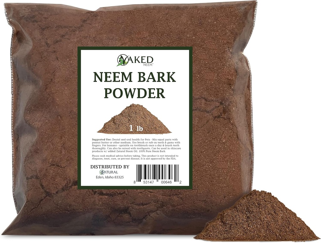Neem Bark Dental & Digestion υποστήριξη - 16oz σκόνη δοντιών