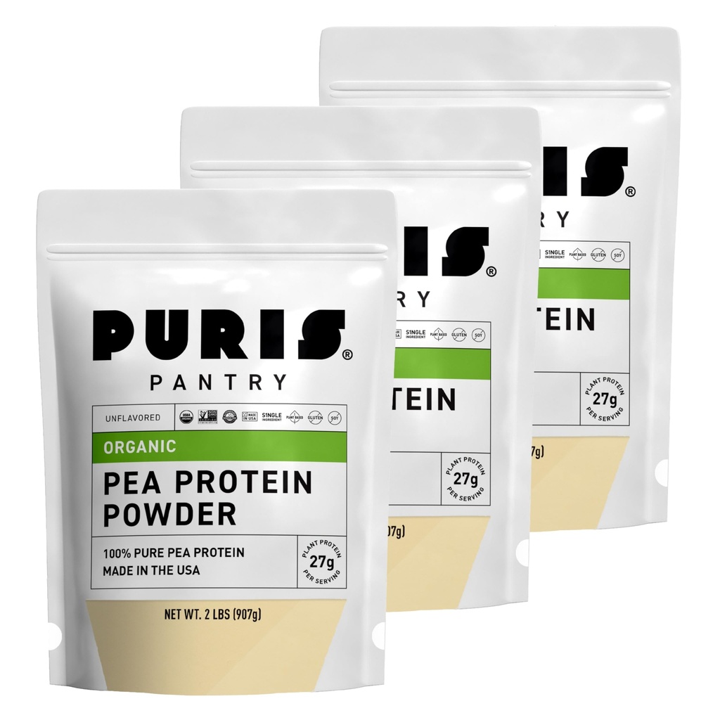 PURIS Βιολογική Pea Protein σε σκόνη – USDA Organic Vegan Protein 