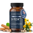 Mt. Angel Vitamins D-Tox - Advanced Liver Cleanse & Detox συμπλήρωμα επισκευής, υποστηρίζει λιπαρό ήπαρ & Ένζυμο μείωση με το γάλα Thestle, NAC, και Dandelion Root - 60 κάψουλες