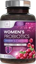 Probiotics for Women Digestive Health Support - 60 δισεκατομμύρια CFU Γυναικεία προβιοτικά, 16 στεφάνες, για ισορροπία pH, Κολπική υποστήριξη με Cranberry για την υγεία των ούρων, ουρική και ανοσοποιητική υποστήριξη - 120 κάψουλες