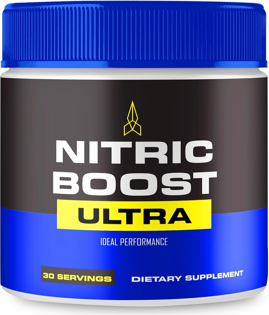 Nitric Boost Ultra Powder, NitricBoost Επίσημη Formula to Support Energy Levels and Blood Flow - Μέγιστη δύναμη, Nitric Booster Ultra BCAA, NitricBoost Ultra Powder Reviews (1 Pack)